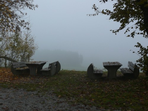 Seeblick trotz Nebel