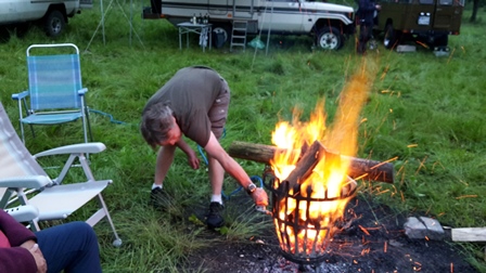 unser Feuerteufel in Aktion