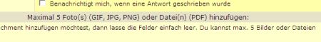 Aha, &amp;quot;pdf's&amp;quot; sind also auch möglich!