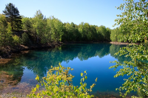 Leucht blaue Seen