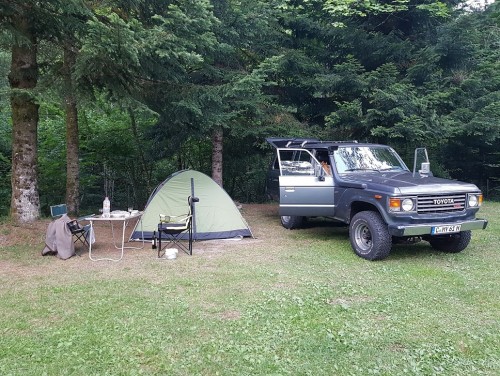 Klassisches Zelt-Camping