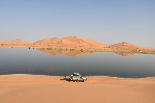 Die 7 Um al Hish Seen in der Rub al Khali