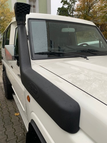 Luftansaugung angebracht, fertig ist die Montage