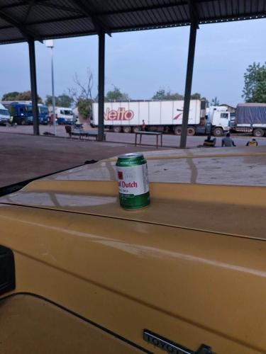 Da müsste ich die Nacht im Zollbereich bei der Grenzübertritt nach Guinea verbringen