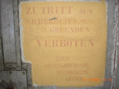 Deutsche Truppen nutzten das Fort nach der Eroberung als Lager