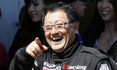 Akio Toyoda, heutiger Präsident, Enkel von Kiichiro