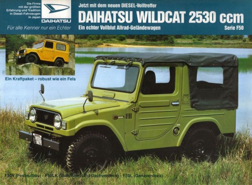 Der F50, das "Top-Modell" der Wildcat-Reihe