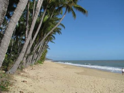 Der Strand an unserem Campingplatz.