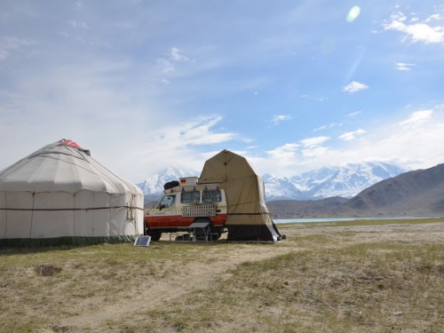 Camp am Karakul See auf 3360m (China)