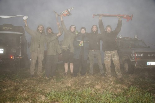 Gipfelbild. Nachts bei Ankunft auf dem Cuicas.