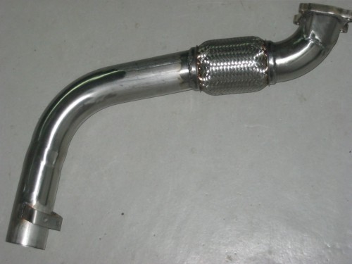 Hosenrohr + Flexkompensator.