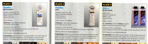 Hier die ersten 3 Plätze im Test