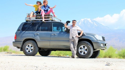 Vor dem Ararat in der Türkei auf dem Weg in den Iran