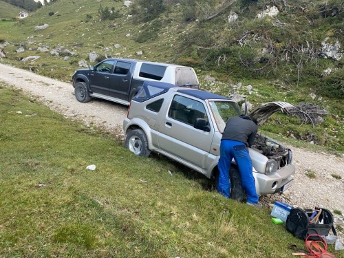 Pannenhilfe auf 1.800m.