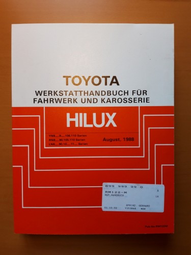 Werkstatthandbuch Hilux