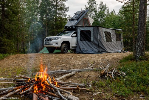 Lagerfeuerromantik in Karelien August 2020