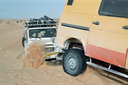 Als Retter in der Not - wenn der Iveco mal die Freilaufnaben vergessen hat zu schließen