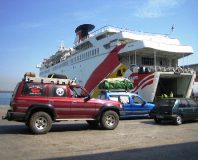 vor der Fähre in algeciras